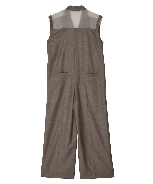 サロペット・オーバーオール・オールインワン Ameri MEDI SHEER SUIT ROMPERS Ameri（アメリ） オールインワン MEDI SHEER SUIT ROMPERS レディース