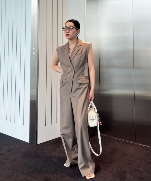 Ameri（アメリ） オールインワン MEDI SHEER SUIT ROMPERS レディース