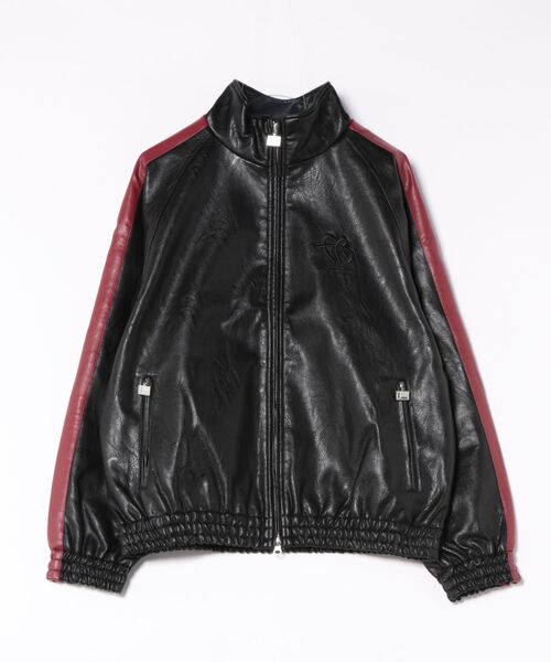 FUBU（フブ） コート ジャケット 「FUBU」Faux Leather Track Jacket