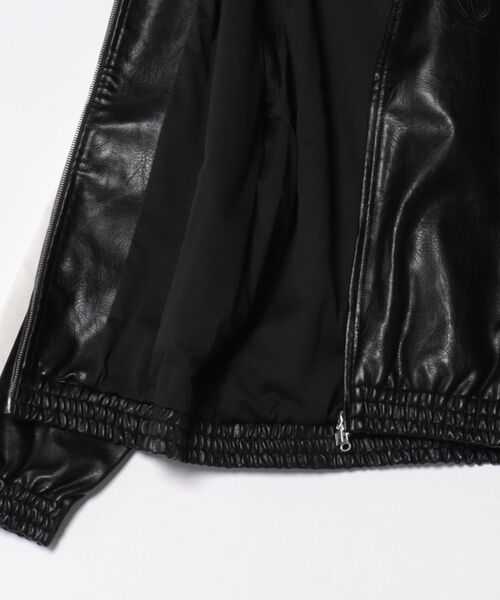 FUBU（フブ） コート ジャケット 「FUBU」Faux Leather Track Jacket
