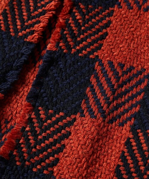 「John branigan」 ノーカラージャケット フリ- オレンジ レディース_画像3