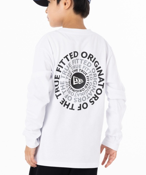 NEW ERA（ニューエラ） tシャツ ニューエラキッズ サークルロゴ 長袖T