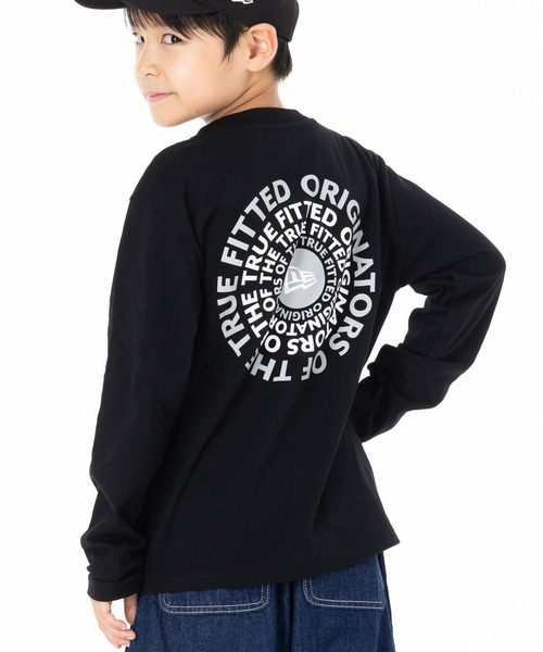 NEW ERA（ニューエラ） tシャツ ニューエラキッズ サークルロゴ 長袖T