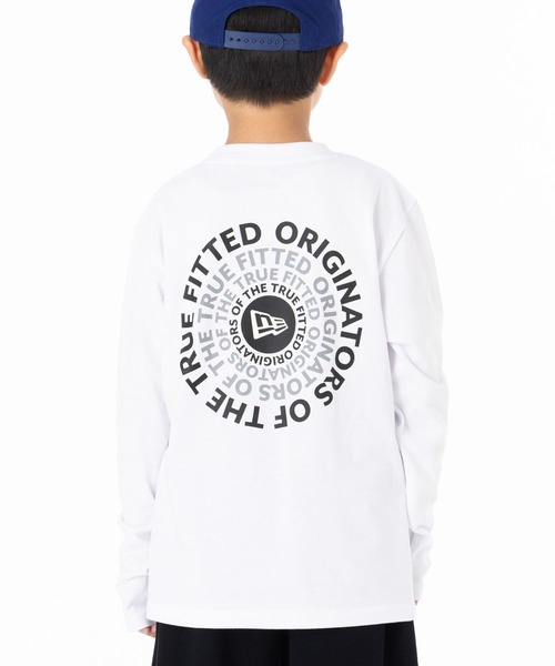 NEW ERA（ニューエラ） tシャツ ニューエラキッズ サークルロゴ 長袖T