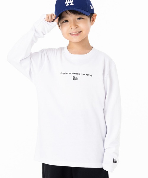 NEW ERA（ニューエラ） tシャツ ニューエラキッズ サークルロゴ 長袖T