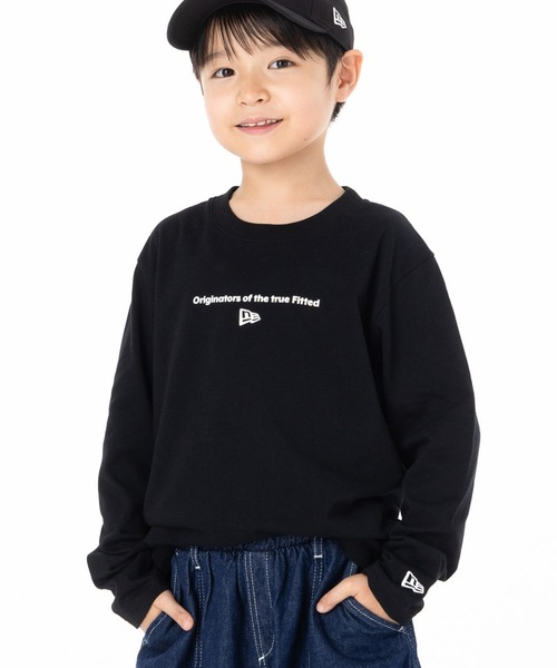 NEW ERA（ニューエラ） tシャツ ニューエラキッズ サークルロゴ 長袖T