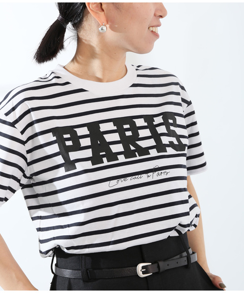 「VERMEIL par iena」 半袖Tシャツ FREE ネイビー レディース