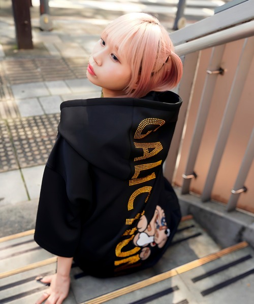 BLANKY JET セットアップ ガルフィー GALFY デカロゴ B系 ブランキージェット ジャージセットアップ 豹柄 赤 刺繍
