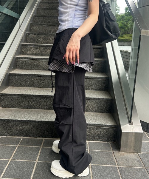 KOM（ドットコム） ワイドパンツ パンツ A'GEM/9 × 「.KOM/ドットケー