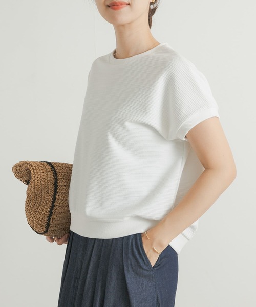 「URBAN RESEARCH DOORS」 半袖カットソー MEDIUM オフホワイト レディース