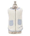 犬 服 LAURA ASHLEY/パイピングフリースの詳細画像5