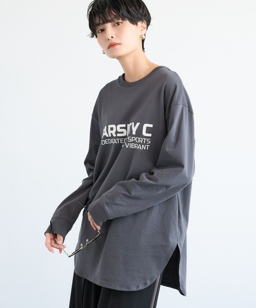 tシャツ BARNYARDSTORM / ラウンドヘムロゴＴ / マシンウォッシャブル レディース