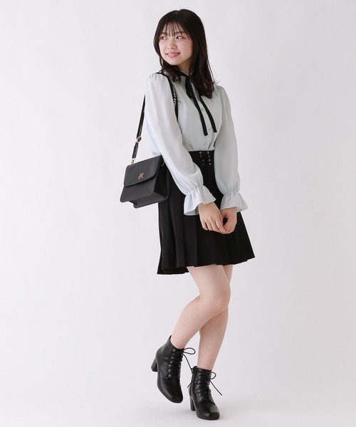 「repipi armario」 「KIDS」長袖ブラウス LARGE ピンク キッズ_画像7