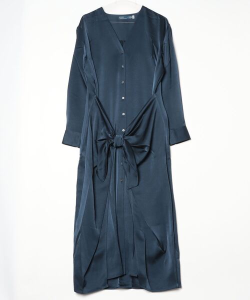 POLO RALPH LAUREN（ポロ・ラルフローレン） シャツワンピース サテン