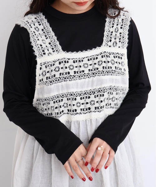 l'atelier du savon（アトリエドゥサボン） ブラウス シャツ モヘア