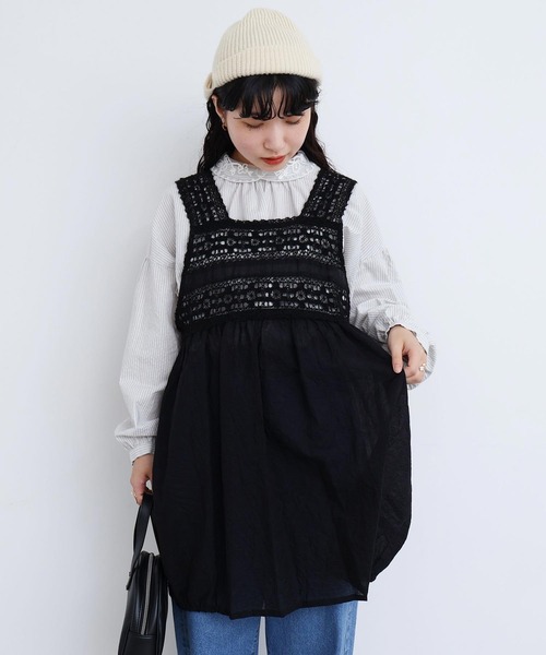 l'atelier du savon（アトリエドゥサボン） ブラウス シャツ モヘア