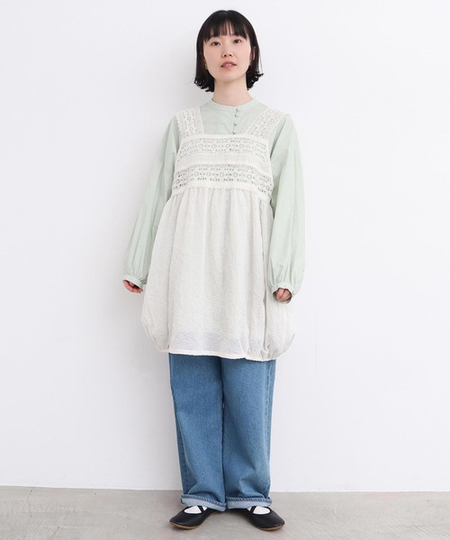 l'atelier du savon（アトリエドゥサボン） ブラウス シャツ モヘア