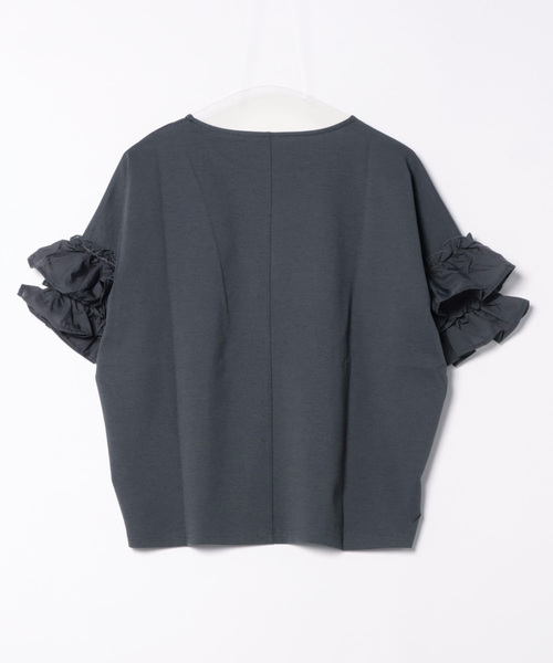 「and it_」 半袖カットソー M-L ブラック レディース_画像2