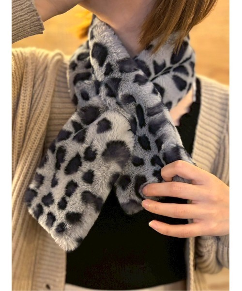 ARCADE（アーケード） マフラー ストール 差し込み ラビットフェイク