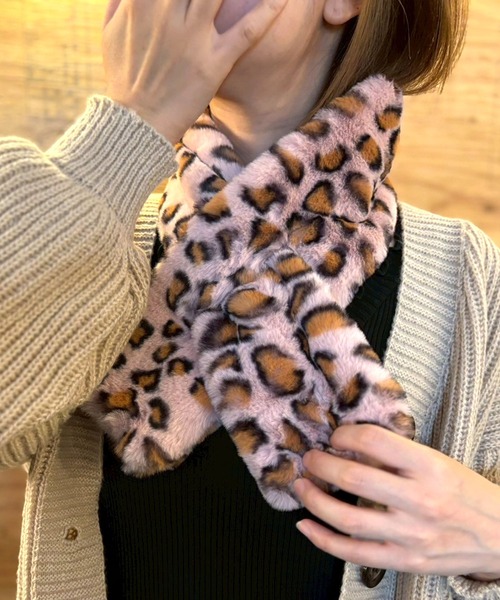 ARCADE（アーケード） マフラー ストール 差し込み ラビットフェイク