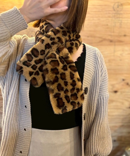 ARCADE（アーケード） マフラー ストール 差し込み ラビットフェイク