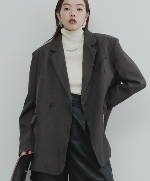 DFFUR. ジャケット テーラードジャケット ワイドショルダーテーラード
