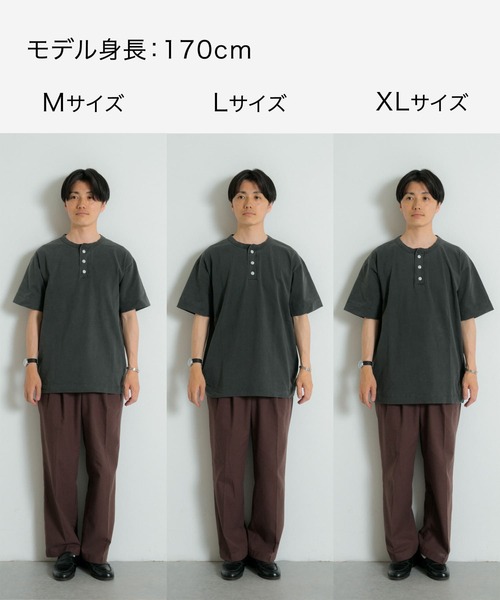 「Healthknit」 半袖Tシャツ MEDIUM ダークグレー メンズ_画像2