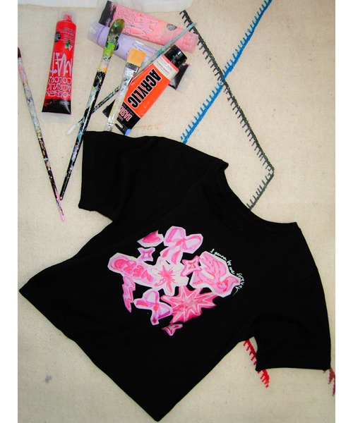 「PAMEO POSE」 半袖カットソー FREE ブラック レディース_画像2