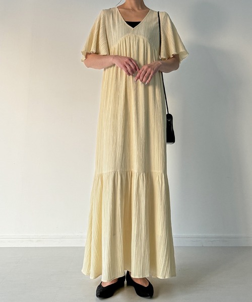 「JUNOAH」 半袖ワンピース X-LARGE ブラック レディース_画像8