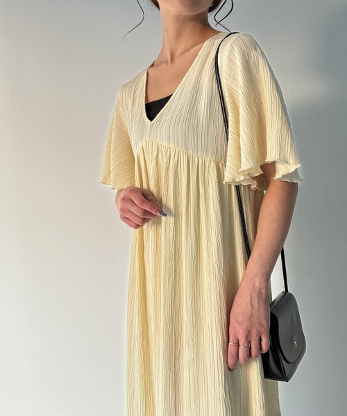 「JUNOAH」 半袖ワンピース X-LARGE ブラック レディース_画像9