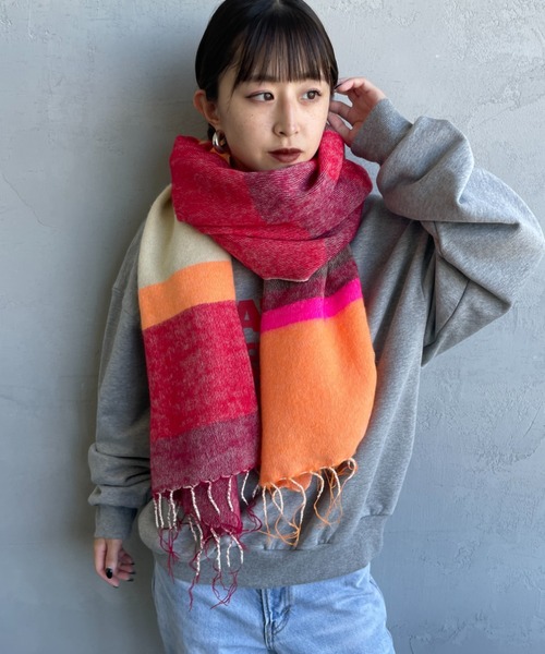 hint hint（ヒントヒント） ストール マフラー アクリルコットン大判