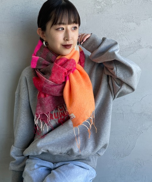hint hint（ヒントヒント） ストール マフラー アクリルコットン大判