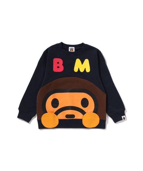 A BATHING APE（アベイシングエイプ） トレーナー BABY MILO CREWNECK