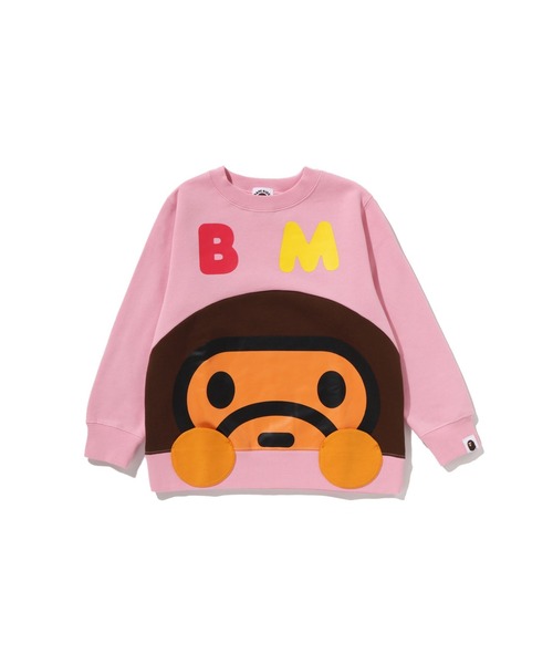 A BATHING APE（アベイシングエイプ） トレーナー BABY MILO CREWNECK