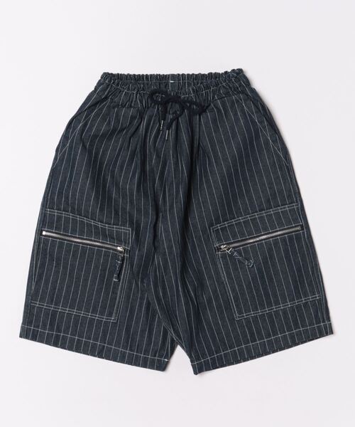 「ankoROCK」 デニムハーフパンツ ONESIZE ネイビー メンズの画像