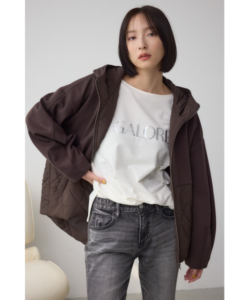 秋に活躍！ガウン グレー 裏地ボーダー アズールマウジー AZUL BY MOUSSY（アズールバイマウジー）公式通販サイト