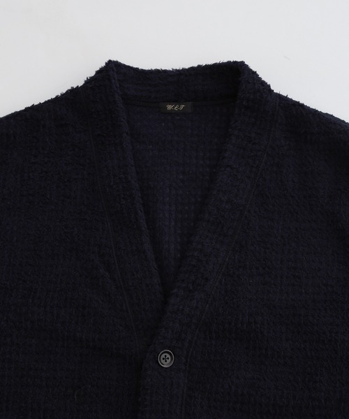 「WILD LIFE TAILOR Adam et Rope'」 カーディガン L オリーブ メンズ_画像6