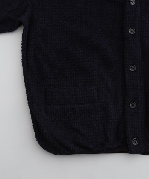 「WILD LIFE TAILOR Adam et Rope'」 カーディガン L オリーブ メンズ_画像7