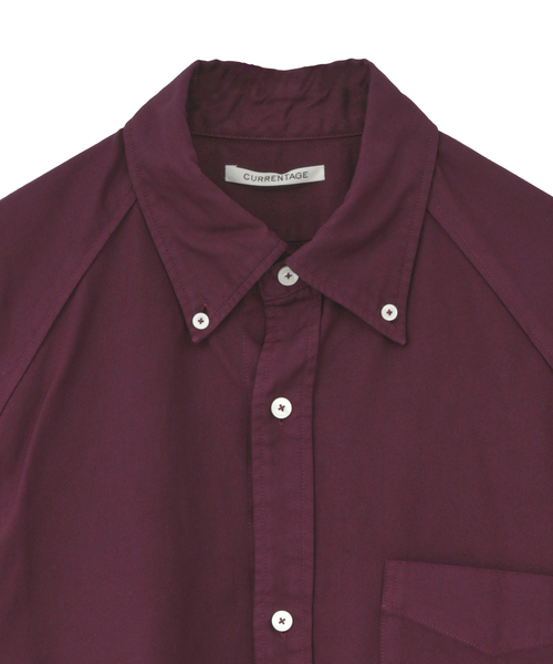 CURRENTAGE シャツ Raglan Ox shirt メンズ : ZOZOTOWN Yahoo!店