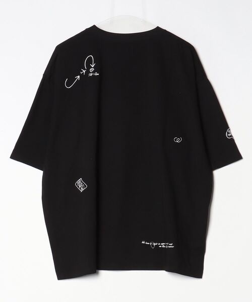 「GLIMCLAP」 半袖Tシャツ S ブラック メンズ_画像2