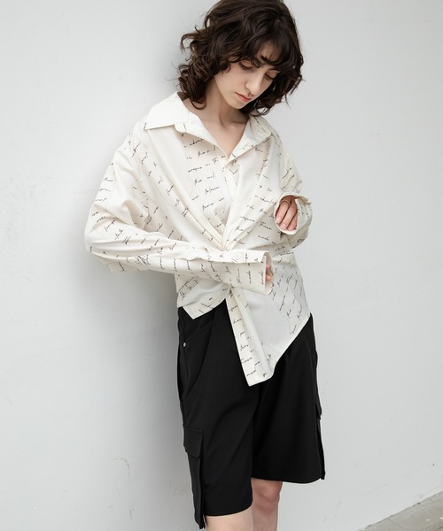 「EKCOOKIES」 長袖シャツ M アイボリー レディース_画像5