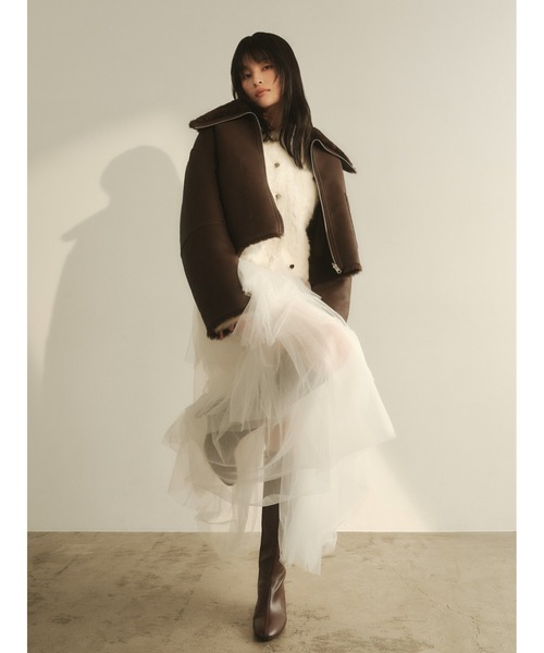 FRAY I.D（フレイ・アイディー） カーディガン モヘアシャギーニット