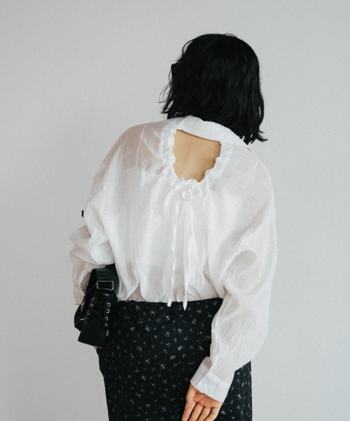 「duei」 長袖シャツ FREE ピンク レディース_画像2