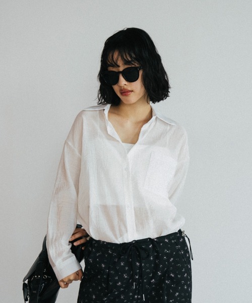 「duei」 長袖シャツ FREE ピンク レディース_画像3