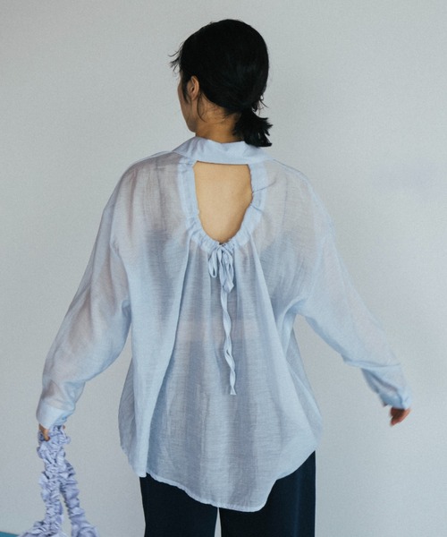 「duei」 長袖シャツ FREE ピンク レディース_画像8