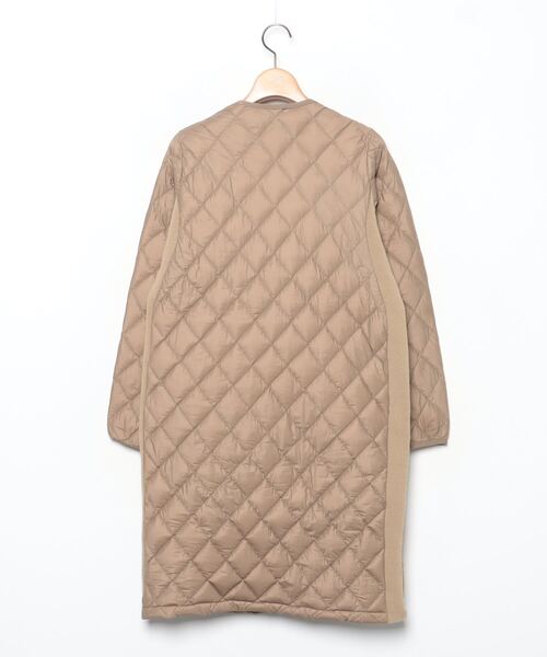 「SHIPS Days」 ダウンジャケット S~M ベージュ レディース_画像4