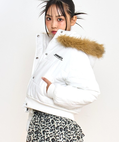 ANAP GiRL（アナップガール） ブルゾン アウター フード ファー 付 