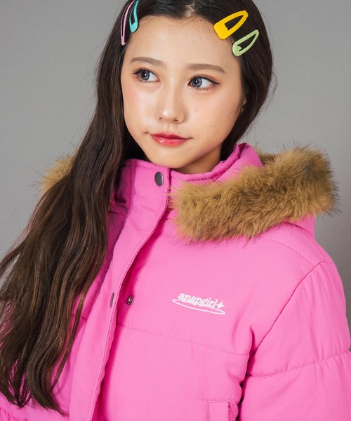 ANAP GiRL（アナップガール） ブルゾン アウター フード ファー 付