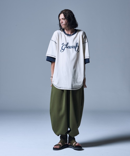 「glamb」 半袖Tシャツ S アイボリー メンズの画像