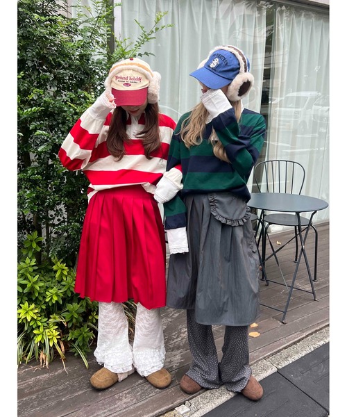 WC ブラウス シャツ レースパイピングラガーシャツ レディース